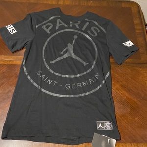 Jordan x Paris Saint-Germain Black Tee